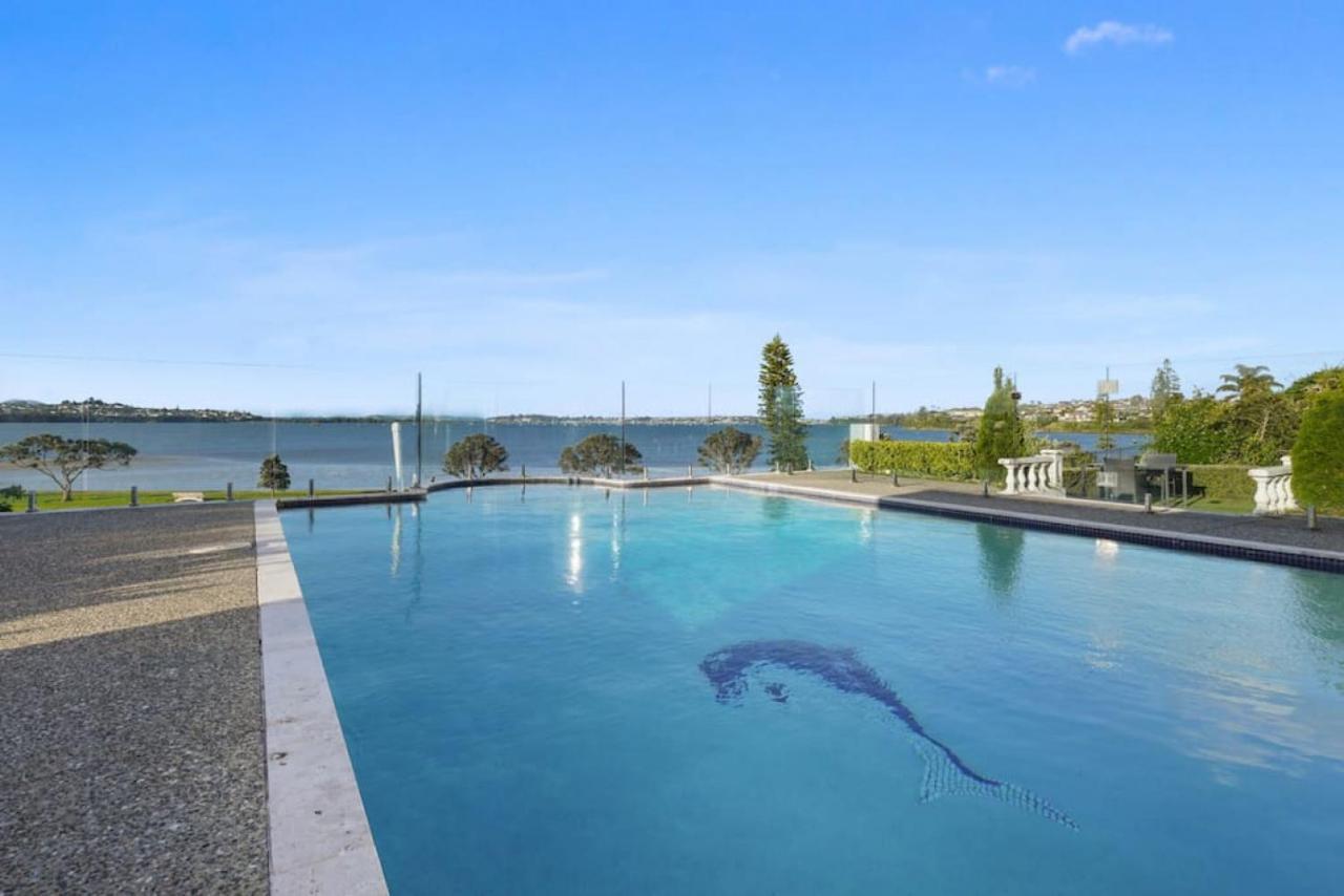 אוקלנד Magnificent Beachfront Mansion - Pool - Fireplace מראה חיצוני תמונה